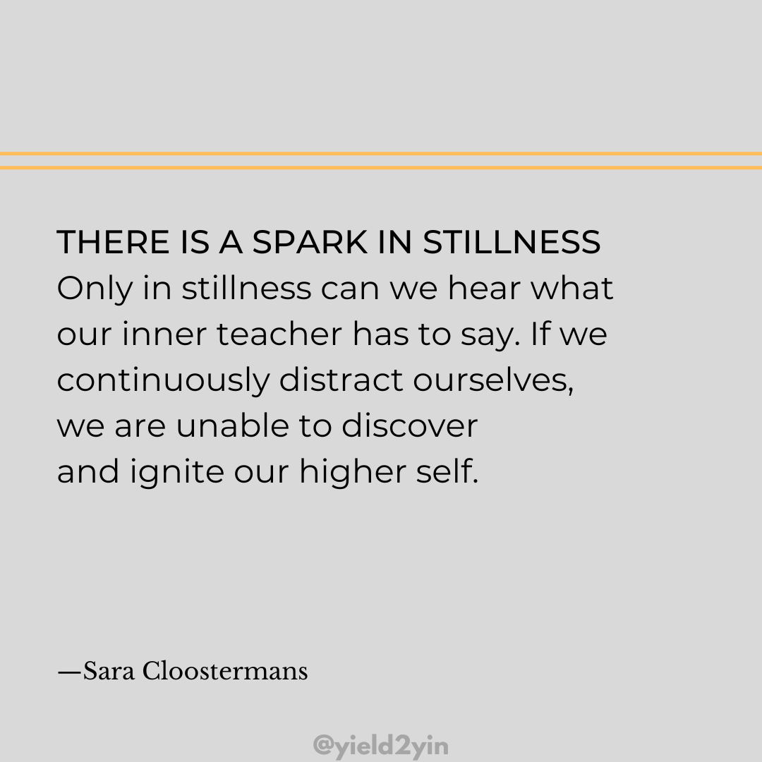 Spark in stillness